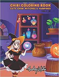 Girl vampire colouring pages anime coloring cute to print animal. Amazon Com Chibi Coloring Book Cute Chibi Witches Vampires And Super Kawaii Anime Manga Characters Coloring Pages For Kids And Teens 9798710654019 Willis Audrey Print Joyful Books