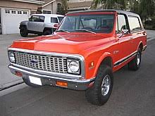What is the correct size wrench needed to change 2001 chevy blazer battery? Chevrolet K5 Blazer Simple English Wikipedia The Free Encyclopedia