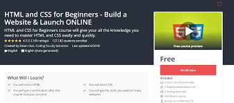 Html Css Build Website Online Free Course Udemy Successful Blog Website Launch Building A Website