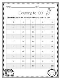 Hundreds Chart Worksheets