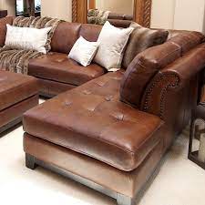 Limited time sale easy return. Corsario Leather Sectional With Right Facing Chaise And Ottoman Discovere Leather Sectional Sofas Leather Furniture Decor Sectional Sofas Living Room