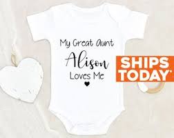 Great Aunt Onesies Etsy