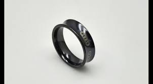 Tiffany Co 1837 Black Titanium Mens Band Ring Comfort Fit Size 11 Mens Band Rings Mens Band Rings For Men