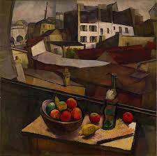 Diego Rivera 1886 1957 Knife And Fruit In Front Of A Window 1917 Les Arts Art Mexicain Projets Artistiques