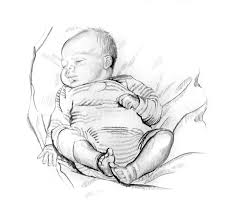 Quelle est la meilleure image de dessin de bébé ? Dessin Au Crayon De Bebe De Sommeil Illustration Stock Illustration Du Main Couche 53508794