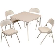 ( 3.6 ) out of 5 stars 5 ratings , based on 5 reviews Meco Sudden Comfort 5 Pc Buff Lace Folding Table Chairs Set By Meco At Fleet Farm