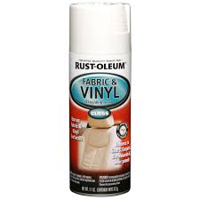 Rust Oleum Automotive 11 Oz Gloss White Fabric Vinyl Spray 6 Pack 248922 The Home Depot Vinyl Spray Paint Fabric Spray Fabric Spray Paint