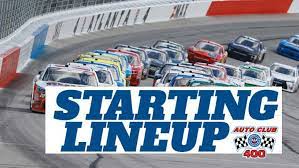 Nascar sprint cup series qualifying. Nascar Starting Lineup For Sunday S Auto Club 400 At Fontana S Auto Club Speedway