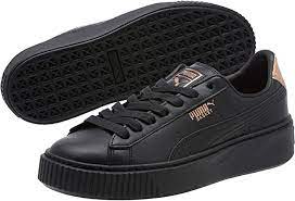 Finden sie viele tolle pumaprodukte in unserem online shop auf zalando.ch. Puma Basket Platform Rg Damen Sneaker Puma Black Rose Gold 3 5 Amazon De Schuhe Handtaschen