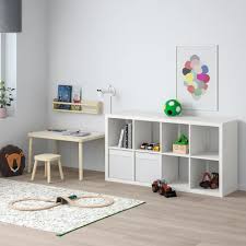 Eket Storage Combination With Feet White Stained Oak Effect Width 27 1 2 Ikea In 2020 Kallax Shelf Unit Kallax Shelving Unit Kallax Shelf