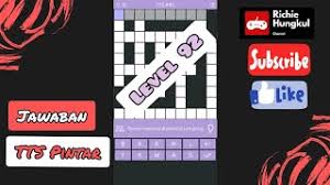 Dan bagi kamu yang kesusahan menyelesaikan game tersebut nekopencil akan membantu kamu. Jawaban Tts Pintar Level 92 Youtube