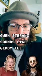 GWEN STEFANI SOUNDS LIKE GEDDY LEE 🤘 #shorts #Rush #nodoubt #geddylee  #gwenstefani