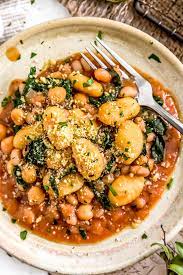 Creamy Toscana Gnocchi Monkey And Me Kitchen Adventures Recipe Whole Food Recipes Gnocchi Vegetarian Recipes