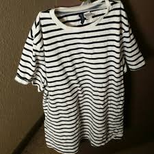 Black And White Striped Shirt H M Men S H M Divided Striped Shirt S Striped Shirt Shirts Striped