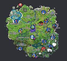 fortnite alle charaktere auf der map der season 7