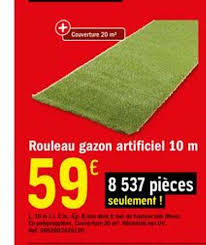 Offre Rouleau Gazon Artificiel 10 Metres Chez Brico Depot