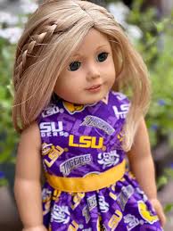 18” Doll LSU Gameday Dress