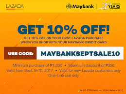 Be sure to look out for exclusive lazada credit card promos when you pay for your online purchases with citi cards, dbs/posb, standard charted, uob, and many more. Lazada September Sale Promo