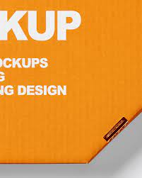 Download Pizza Box Mockup In Box Mockups On Yellow Images Object Mockups