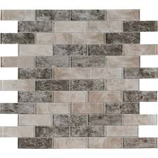 Installing subway tile is often a trick used by decorators and tile professionals to make a smaller room feel and look a little bit larger than it really is. Savoy Interlocking 2x6 Glossy Glass Subway Tile Tilesbay Com