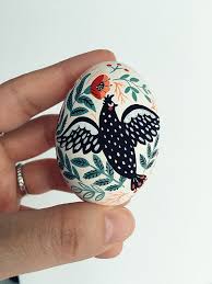 Beautiful Easter Eggs Hand Painted With Colorful Folk Art Illustrations Egg Painting Easter Egg Decorating Easter Egg Painting