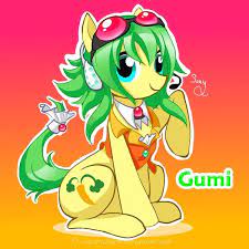 Vocaloid Pony Gumi Vocaloid Mlp Anime Version