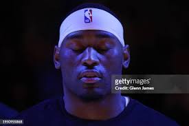 Blake Wesley of the San Antonio Spurs stands for the National Anthem...  News Photo