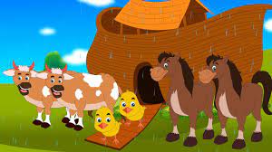 The Animals Went In Two Nursery Rhyme With Lyrics Youtube