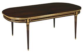 Louis Xvi Oval Dining Table With Brass And Gold Leaf Oval Table Dining Brass Dining Table Dining Table Legs