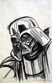 Star Wars Darth Vader Prelim Ralph Mcquarrie In Han Park S Star Wars Ralph Mcquarrie Comic Art Gallery Ro Star Wars Drawings Star Wars Artwork Star Wars Art