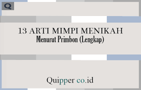 Kalau kalian mengalami mimpi seperti ini pasti akan timbul rasa marah serta kecewa pada diri kalian. 13 Arti Mimpi Menikah Menurut Primbon Lengkap