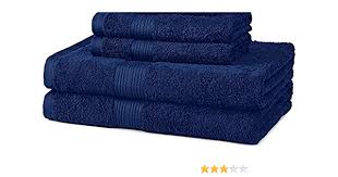 Blue hand towels luxury 100% pure natural cotton blue hand towels set pack of 2. 550 Gsm Dark Blue Color Hand Bath Towel 2 Pcs Set Buy Online At Best Price In Uae Amazon Ae
