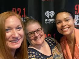 Palm Health's Vanessa Moss & Carrie Browne visited with @iheartradio's Deb  Knepp