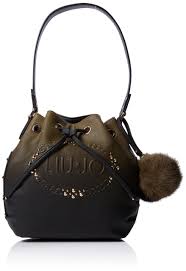 Confortables et versatiles, les sneakers liu jo surprennent par leurs détails en daim, suédine et des. Liu Jo Womens Basket Lucciola Top Handle Bag Green Military Black Buy Online In Burkina Faso At Burkinafaso Desertcart Com Productid 49582622