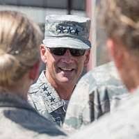 Col. Amanda Sheets speaks to 916th Maintenance Group