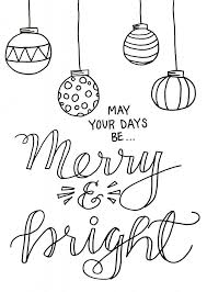 These pages are easy enough for preschoolers, but kids of … Free Printable Merry Christmas Coloring Pages