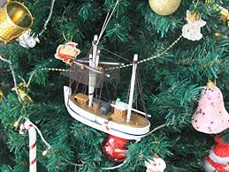 Get wooden christmas decorations delivered to you in as little as 2 hours. Hampton Nautical Trawler 6 102 Xmas Wooden R Us Model Fishing Boat Christmas Nautical Ornament Tree Decoration Beachfront Decor