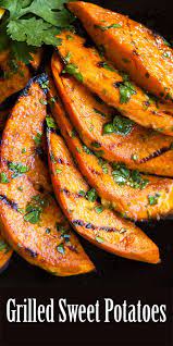 Grilled Sweet Potatoes Recipe Simplyrecipes Com Recipe Grilled Sweet Potatoes Recipes Bbq Recipes