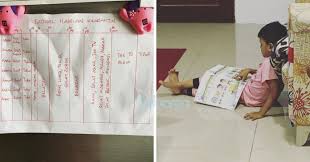 Program belajar dari rumah bisa diakses di stasiun televisi tvri sejak pukul 08.00 sampai 23.00. Bila Ibu Bertukar Jadi Guru Memang Singa Jelah Wanita Ini Kongsi Jadual Harian Kuarantin Di Rumah Memang Kreatif Keluarga