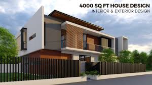 Our all designs can be further adapted to your needs, requirements life style and your future plan. 4000 Sq Ft House Design India Interior Exterior 50x90 Feet Youtube