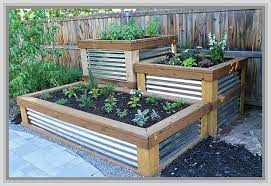 Diy Raised Garden Beds Corrugated Iron Raised Herb Garden Diy Raised Garden Vegetable Garden Raised Beds