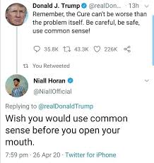 Badboyniall Donaldtrumptwitter Niallhorantwitter Onedirection Niallhoran Donaldtrump One Direction Tweets One Direction Quotes One Direction Humor
