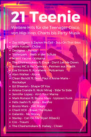 21 Weitere Lieder Fur Die Teenager Disco Von Hip Hop Charts Bis Party Jujuonthatbeat Desiigner Palmenausplastik Geburtstag Musik Lieder Musik Hochzeit