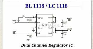 دائرة تطبيقية لـ BL1118