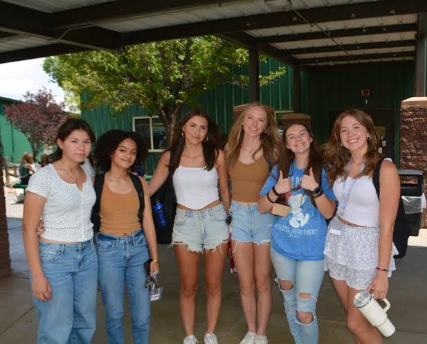 Students on campus