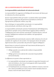 Per definire l'ambito dei due tipi di responsabilità basta notare che, mentre la contrattuale è conseguenza. Riassunti Diritto Riassunto Responsabilita Contrattuale Liii La Responsabilit Studocu