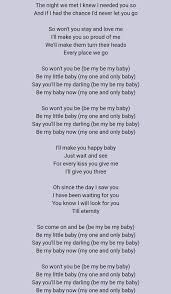 Be My Baby Lyrics Praise Songs Baby Lyrics Proud Of Me