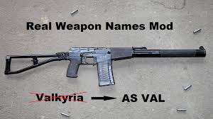 Real Weapon Names Re Upload By Terminator01 It has crazy rate of fire that allows. modworkshop