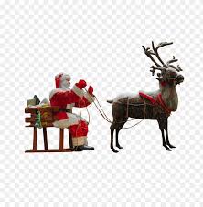 Epic transformation by treat studios for e4. Santa Claus And Reindeer Png Image With Transparent Background Toppng