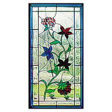 See more ideas about stained glass, stained glass patterns, stained glass projects. Cke 138 Simple Floral Stained Glass Full Size Patterns